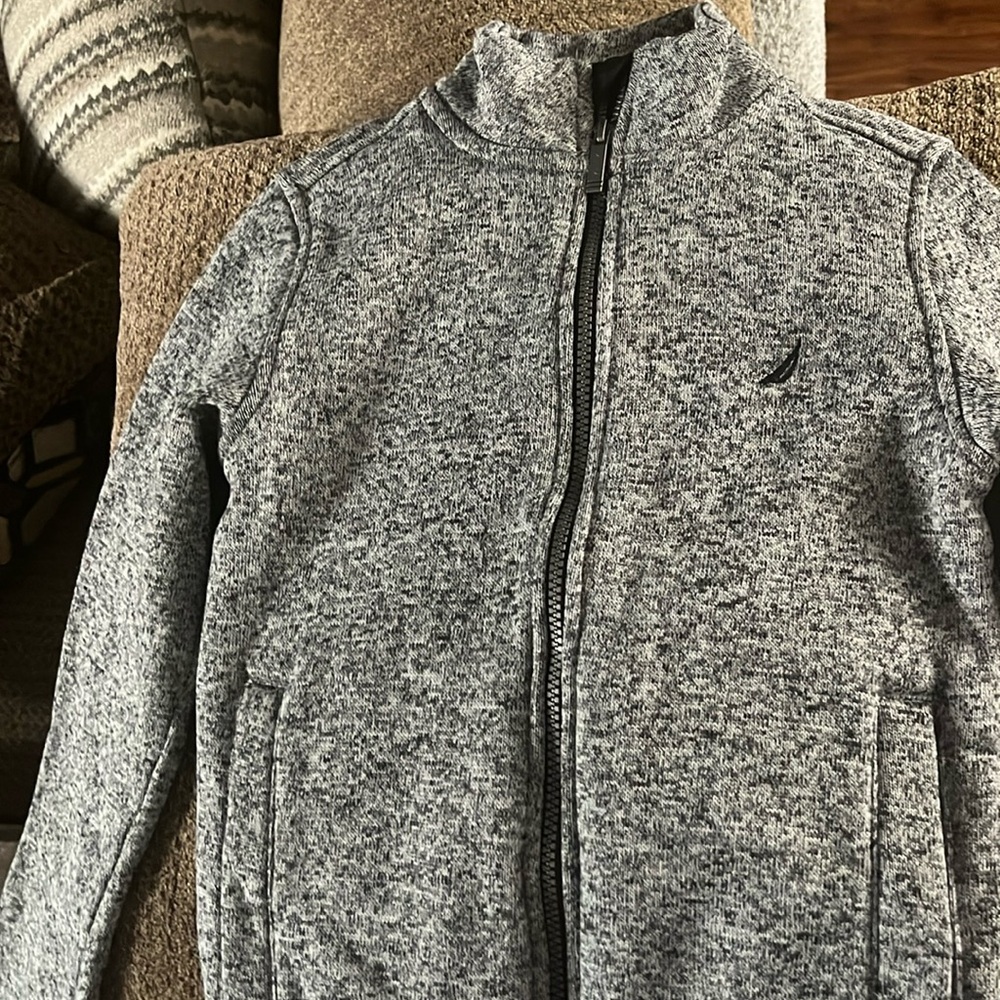 Nautica| Boys Gray Zip Up